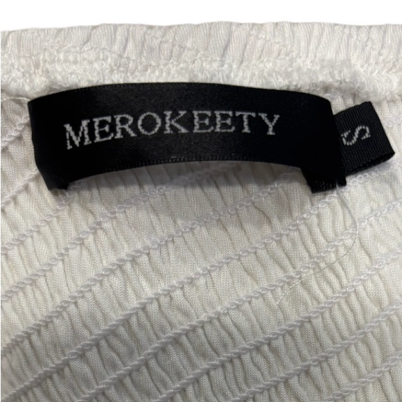 Off The Shoulder Dress Cottagecore Summer Romance Sexy Goddess White Size Small - Picture 7 of 14